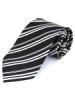 Repetitive White Stripe Silk Tie