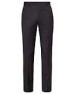 Charcoal Poly Blend Flat Front Slim Fit Trouser 